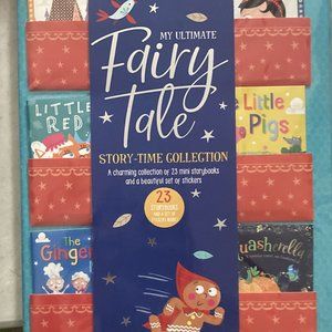 NWT My Ultimate Fairy Tale Story-Time Collection 24 Mini Storybooks & Stickers